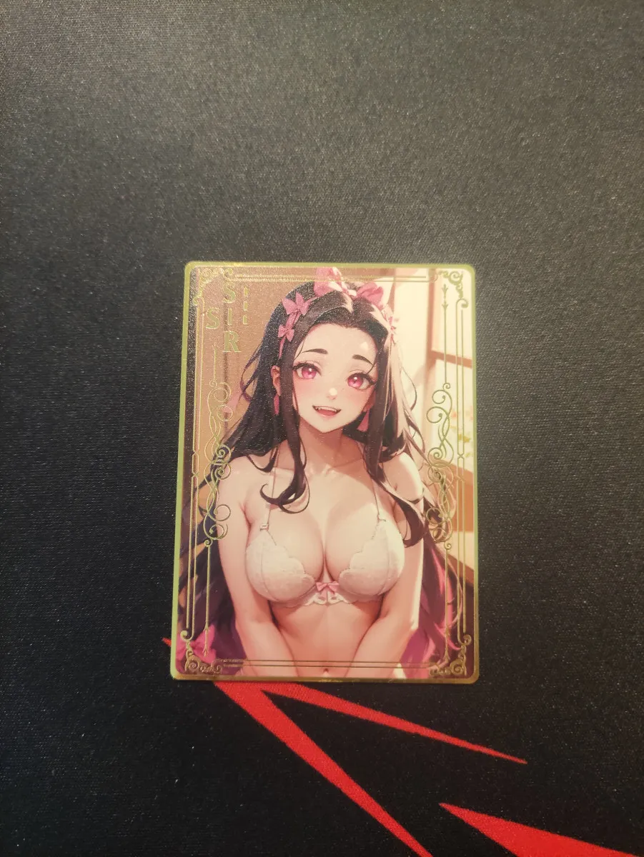 Carte Waifu en métal, Nezuko Kamado