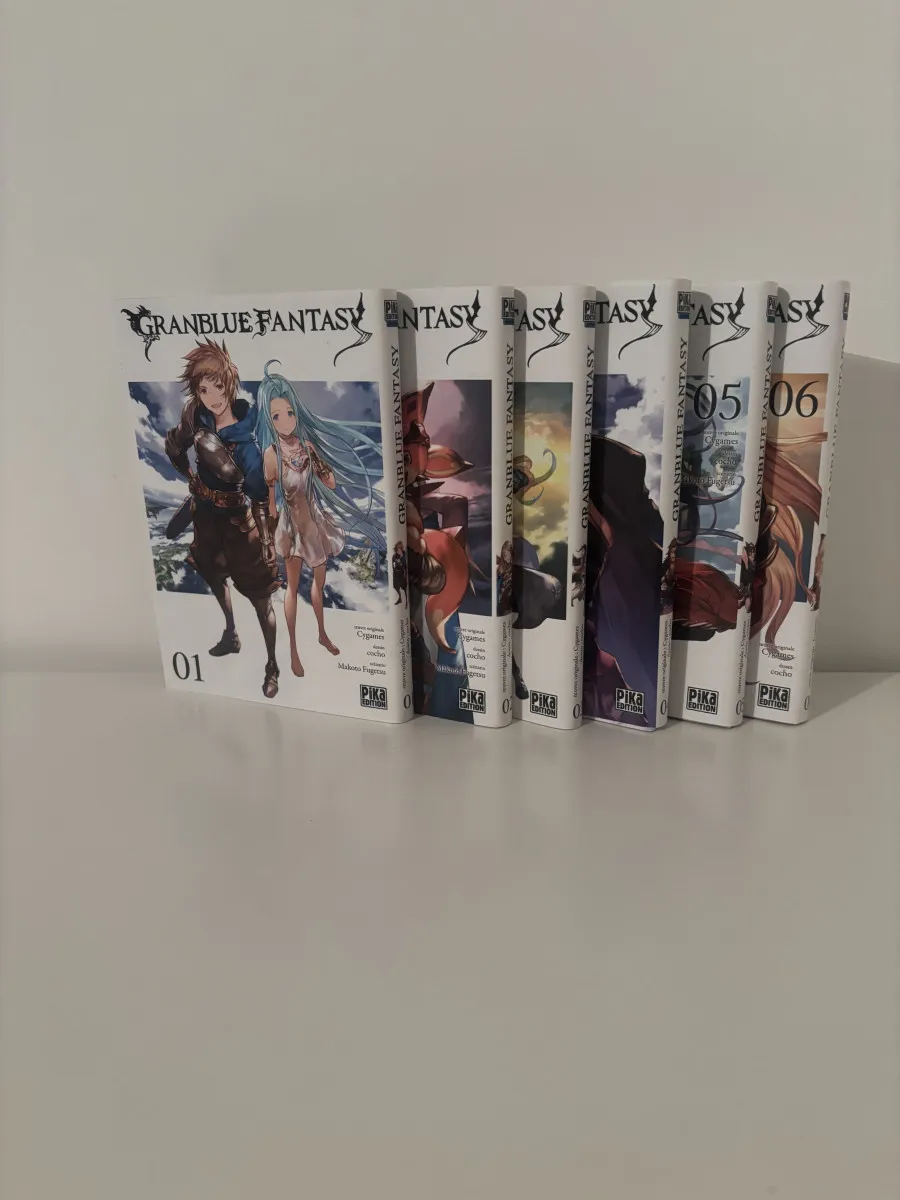 Granblue Fantasy - Tomes 1 à 6 - Édition Pika - Shonen - Bon état
