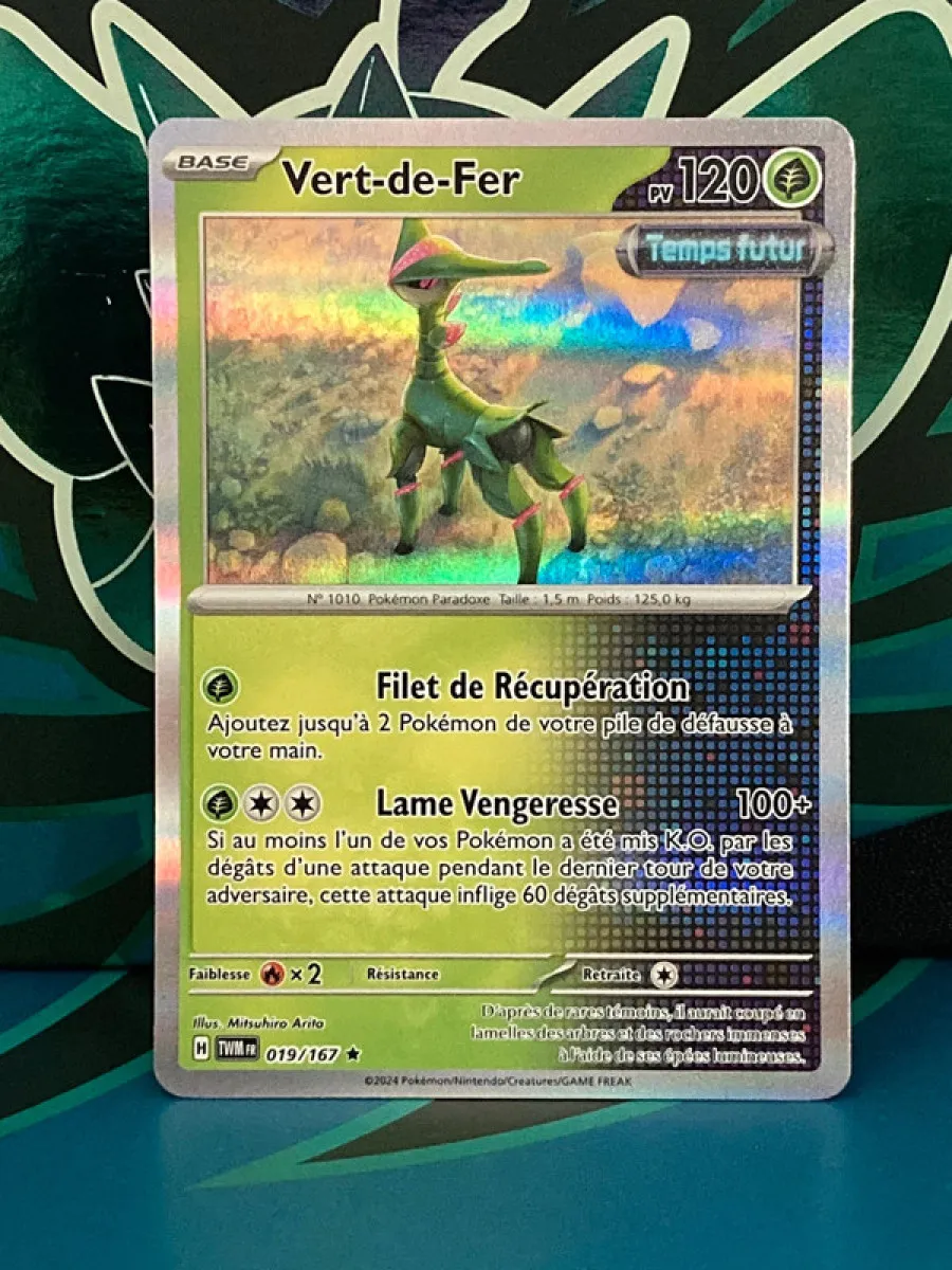 Vert-de-fer 019/167 (TWM Fr) Rare Pokémon Mascarade Crépusculaire