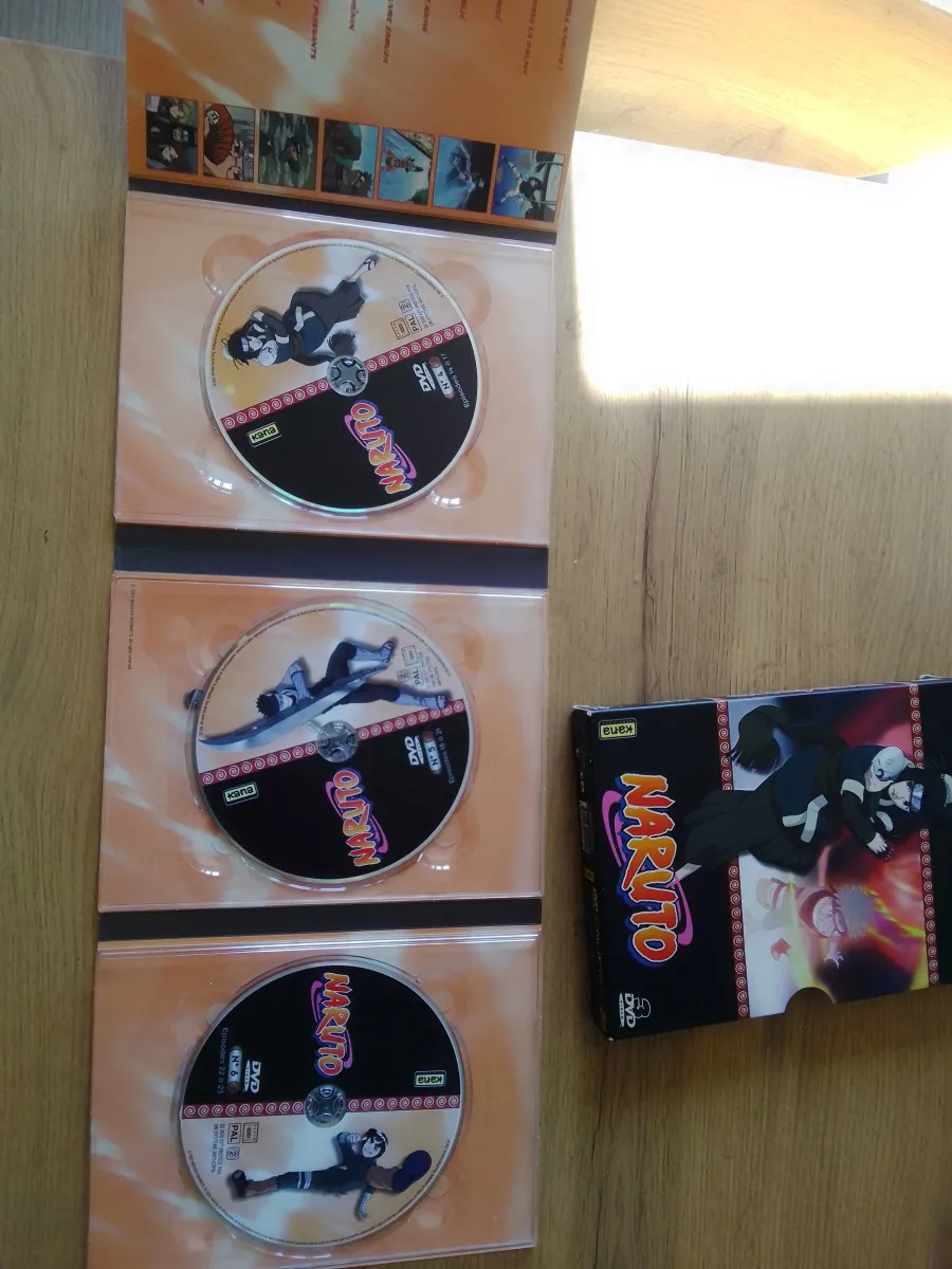 DVD Naruto du tome 1 à 14