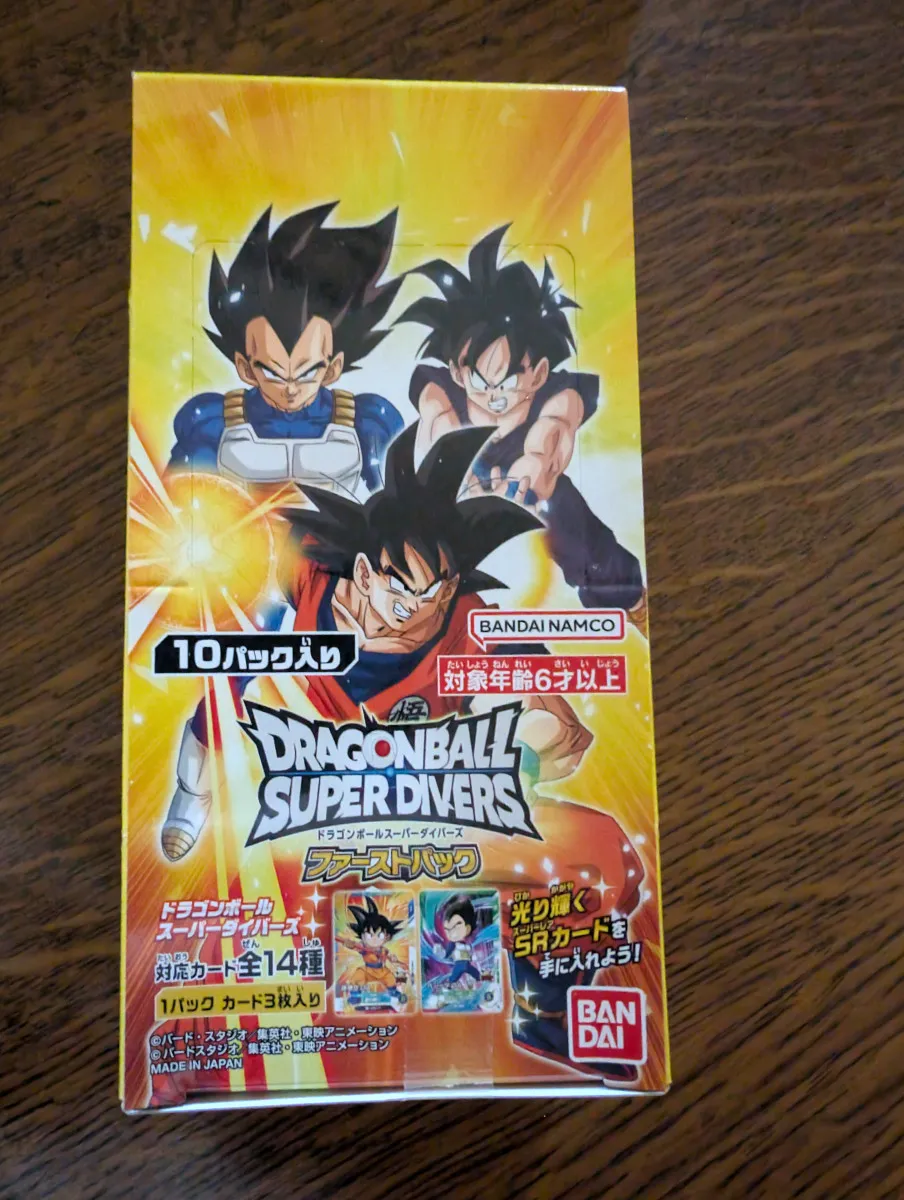 Coffret Dragon Ball Super Divers - Neuf, toutes les cartes incluses !