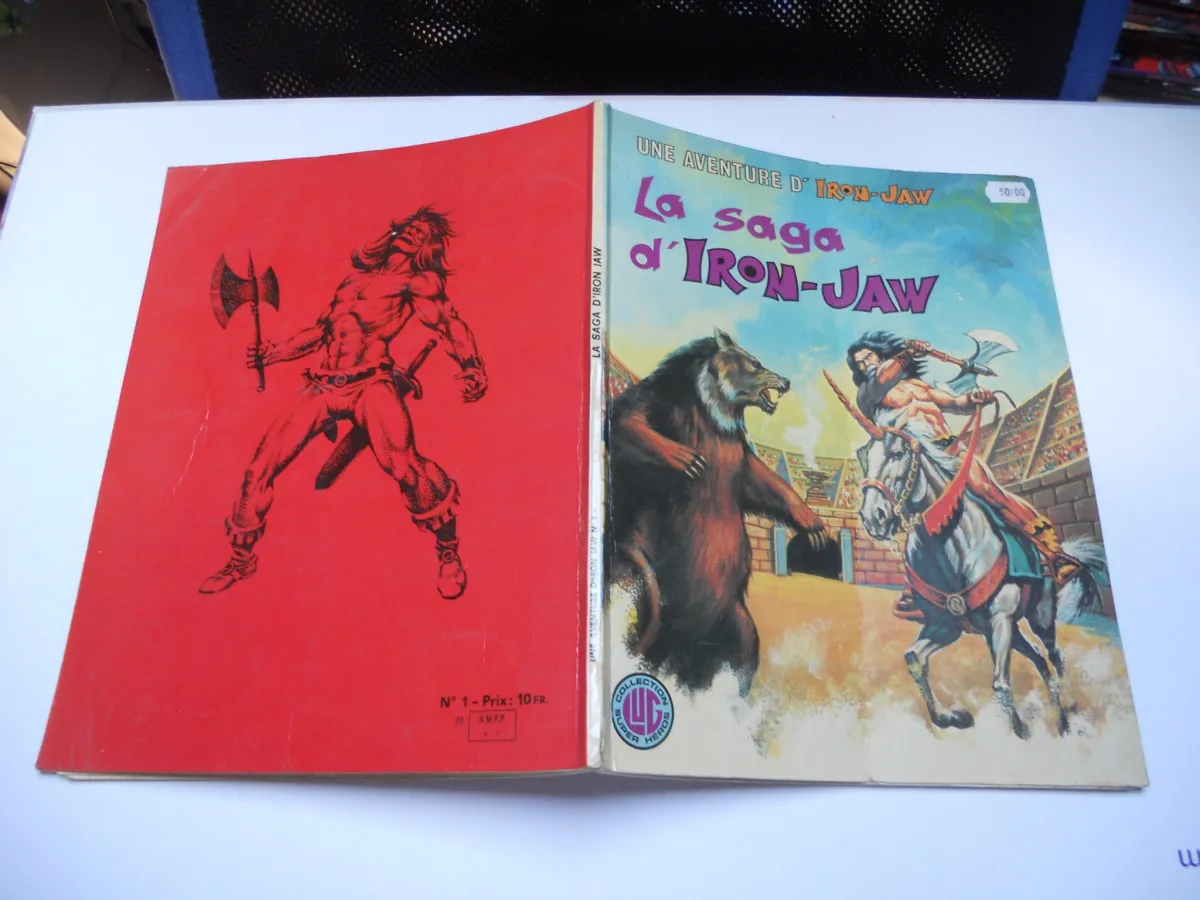 Une Aventure D'iron-Jaw N°1 : La Saga D'iron-Jaw - Fleisher Michael Edition Lug 1976 c1