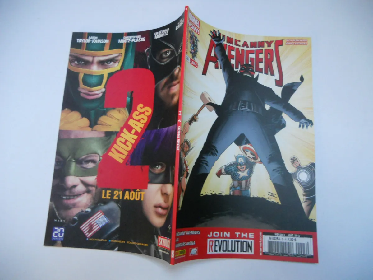 Uncanny Avengers N° 3 : " A+X " ( Uncanny Avengers - A+X - Avengers Arena ) Marvel Panini TBE