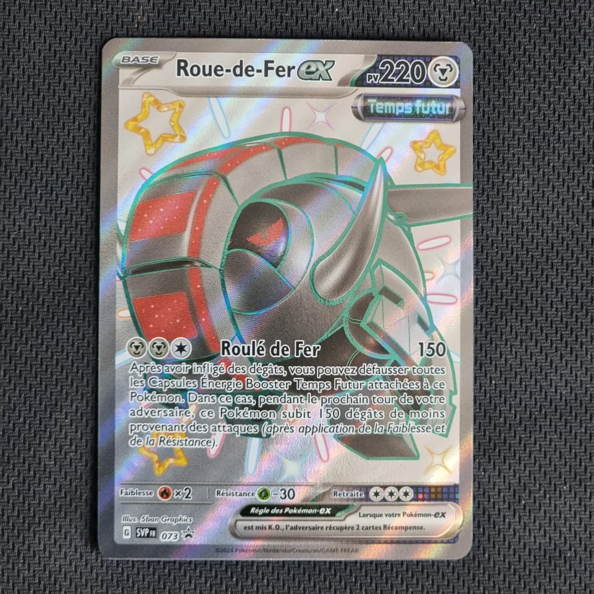 Carte pokemon Roue-de-Fer ex - SVP 073 - Destinées de Paldea (2024)