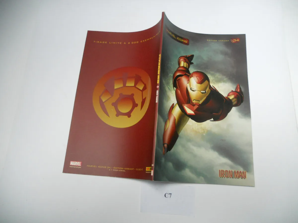 MARVEL ICONS VARIANT N°34 + POSTER TBE C7