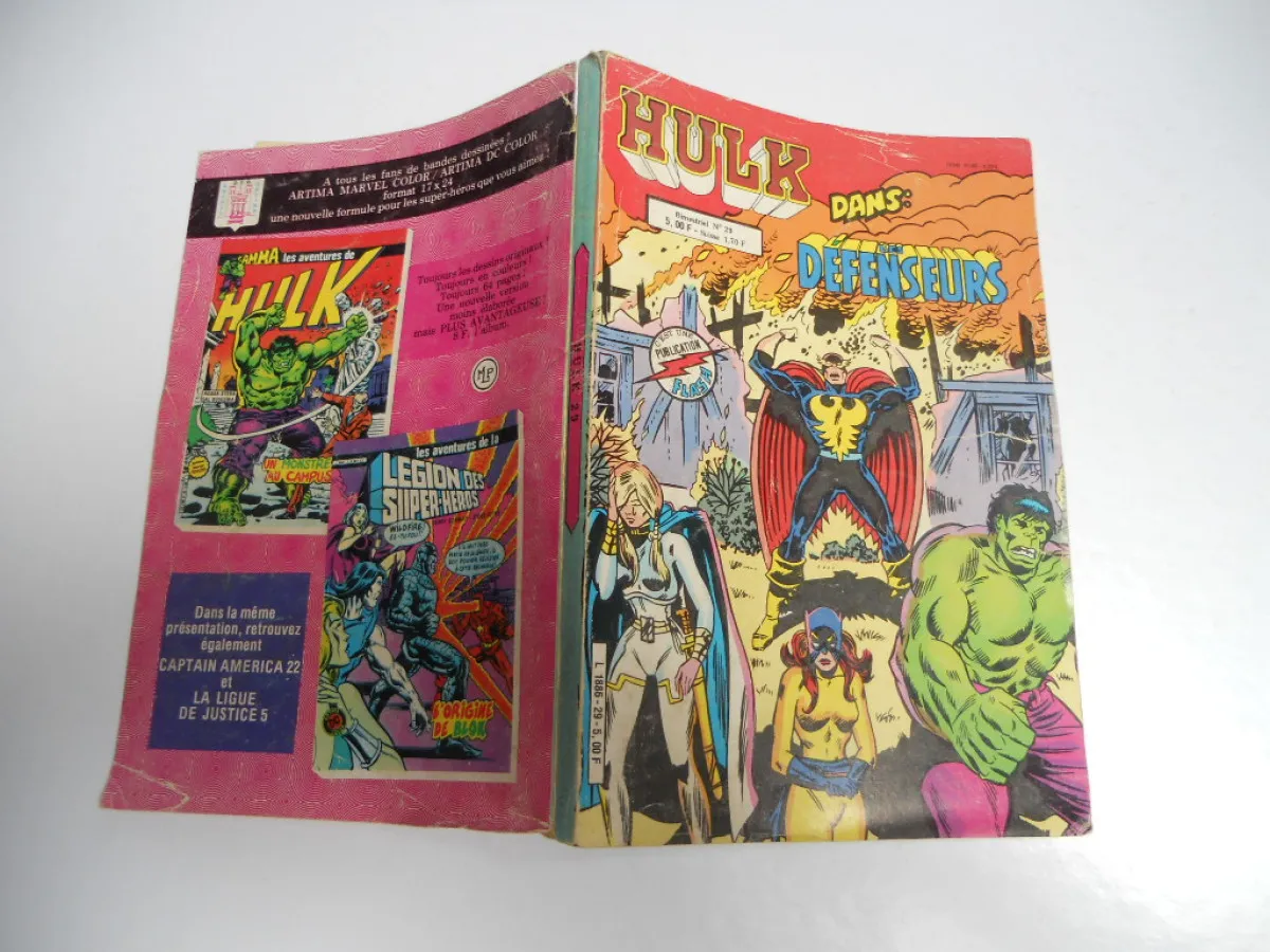 Hulk pocket aredit N° 29, Les Défenseurs Hannigan, Ed Aredit - 01/09/1983
