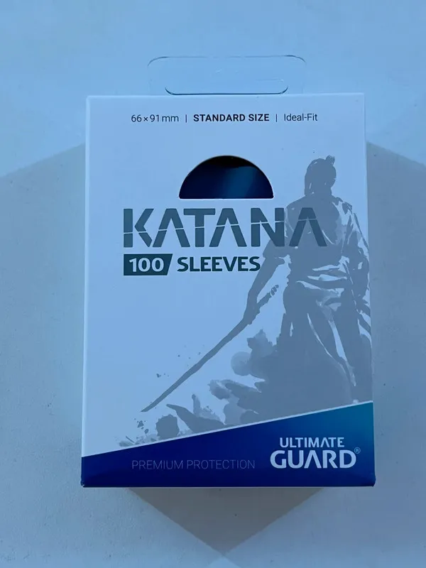 100 protège-cartes standard Katana Bleu Ultimate Guard  
