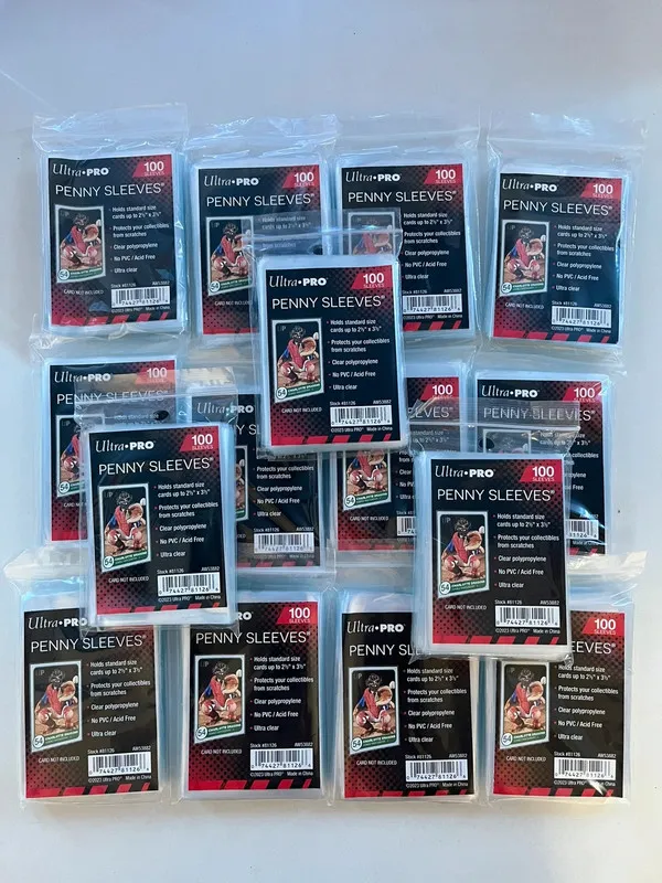 15 paquets de 100 penny sleeve ( 1500 sleeves )