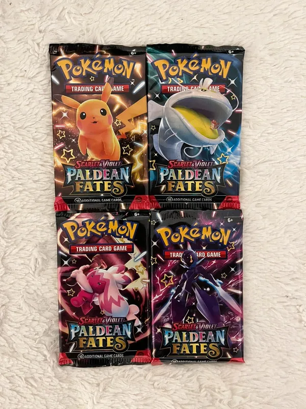 Artset 4 x boosters Paldean Fates 