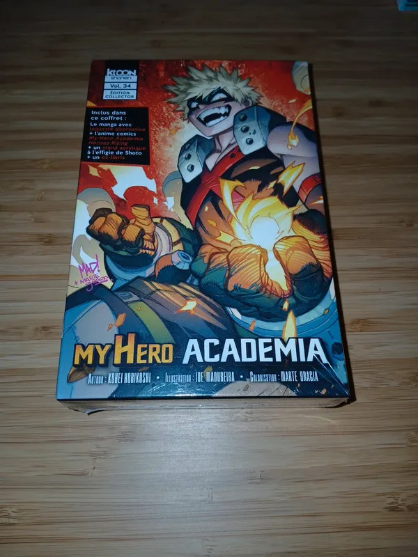 My hero academia tome 34 collector scellé