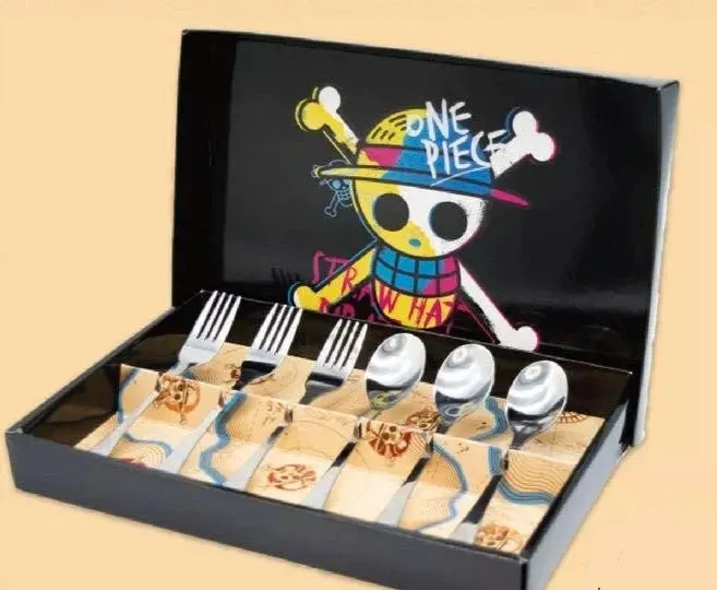 One piece - System service Netflix Cutlery Set Straw Hat version