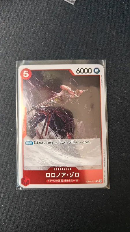 Zoro OP04-015 Rare Onepiece Two legends - Neuve