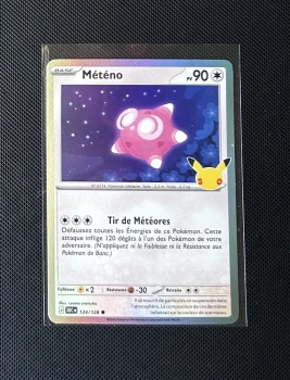 Carte Pokémon - Méteno 124/128 - Holo - 30ème Anniversaire