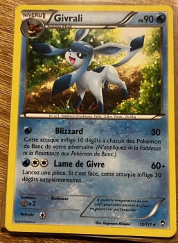 Carte Pokémon Givrali 19/111
