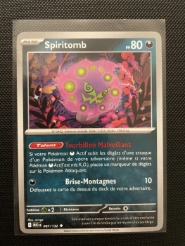 Carte Pokémon - SPIRITOMB 087/132 - Méga évolution