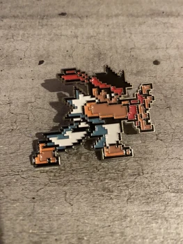 Street Fighter Ryu Pin’s retro gaming