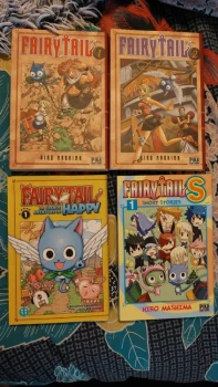 Lot de Mangas Fairy Tail