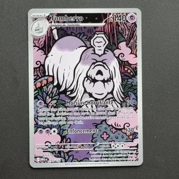 Carte pokemon Tomberro 145/132 AR - ME01 - Méga Evolution (2025)