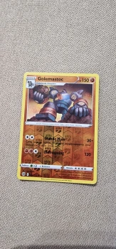 Carte Pokémon Golemastoc reverse Épée et Bouclier