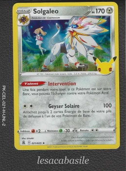 Solgaleo 021/025 Rare Holo - Célébrations (2021)