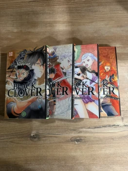 Lot Manga Black Clover tome 1-2-3-4