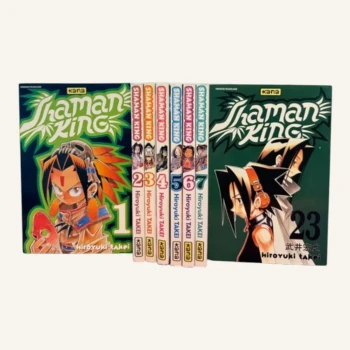 Shaman King mangas VF lot tomes 1 à 7 + 23 Hiroyuki Takei Kana shonen rare