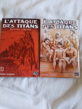 Tome 33 "L'attaque des Titans" édition collector