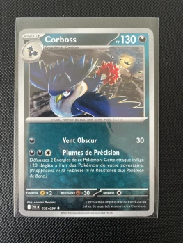 Carte Pokémon - CORBOSS 058/094 - Flammes Fantasmagoriques