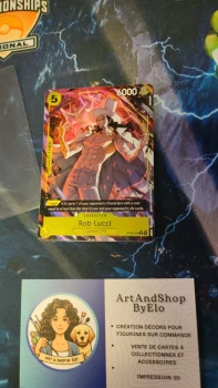 Carte one piece anglaise officielle Rob Lucci ST29-013