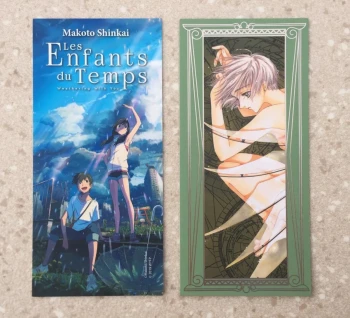 Marque Page Manga Pika Collection Les Enfants du Temps & Trèfle