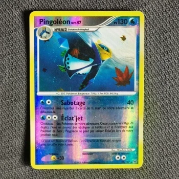 Carte pokemon Pingoléon Rare Reverse 26/127 - Platine (2009)