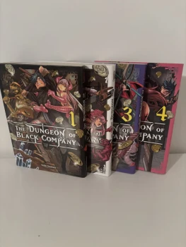 The Dungeon of Black Company - Tomes 1 à 4 - Édition Komikku - Très bon état