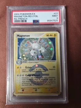 Carte gradé Magenton Holo reverse 27/112