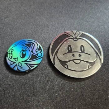 Jetons Pokemon : Manaphy & Chochodile
