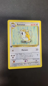 Pokémon Rattatac 40/102 Édition 1 NM 🤩 Set de Base PCA PSA