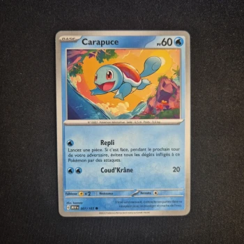 Carte Pokemon : Carapuce - 151