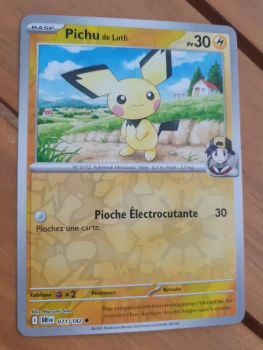 Carte Pokémon Pichu de Luth Reverse 071/182 EV10 Rivalités destinées - Neuve