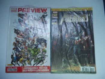Avengers N° 12 : " La Fin Des Temps " ( The Avengers + Captain America + Captain Marvel ) Bd Neuve Encore Dans Sont Emballage Avec Sont Catalogue Preview Marvel Now TBE