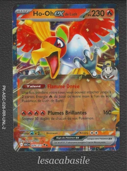 Ho-Oh ex de Luth 026/217 RR - ME2.5 - Héros Transcendants (2026)