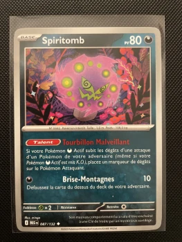 Carte Pokémon - SPIRITOMB 087/132 - Méga évolution