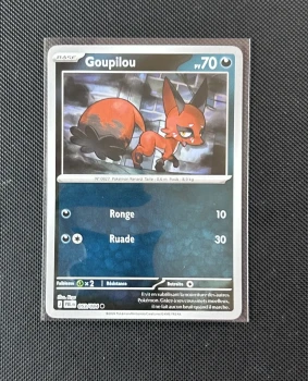 Carte Pokémon - Goupilou 53/84 - Reverse - Nuit Noire