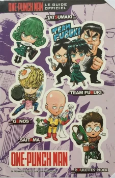 Goodies Manga Shonen One Punch Man Planche Stickers Collection Kurokawa