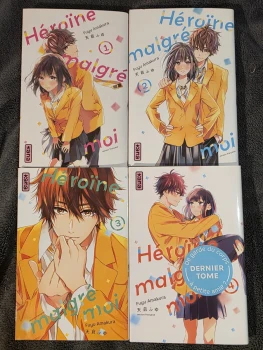 Lot Héroïne malgré moi tome 1 à 4