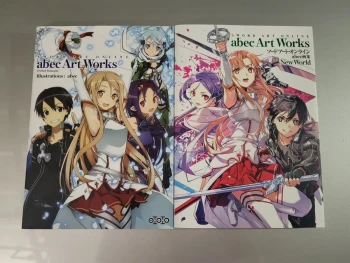 Lot artbook sword art online