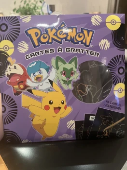 Cartes à gratter Pokémon