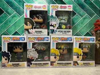 Funko pop : lot de 6 pops - boruto / naruto ( 1040 - 994 - 699 - 727 - 72 - 71 )