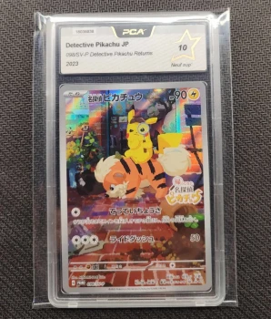 Carte gradee pokémon détective Pikachu Jap 098/SV-P PCA 10