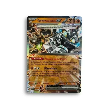 Carte Pokémon– Ogerpon ex masque de la pierre– 112/167– mascarade crépusculaire