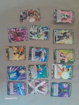 Lot de 14 cartes dragon ball