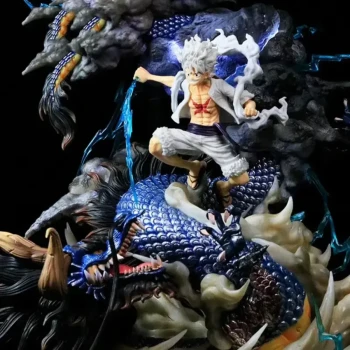 Figurine One Piece 23 cm Luffy vs Kaido : Luffy dans son Combat Épique,neuf sous emballage